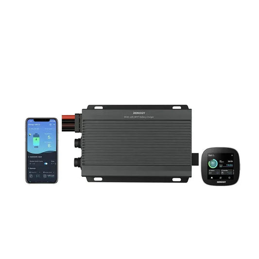12V/24V IP67 50A DC-DC  Battery Charger with MPPT with Renogy ONE Core