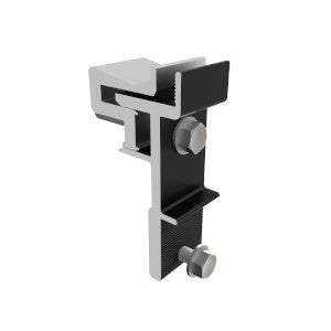 SunModo NanoRack End Bracket NanoRack-End for Rail-Less PV Arrays Preassembled Clamp System for Outer Modules