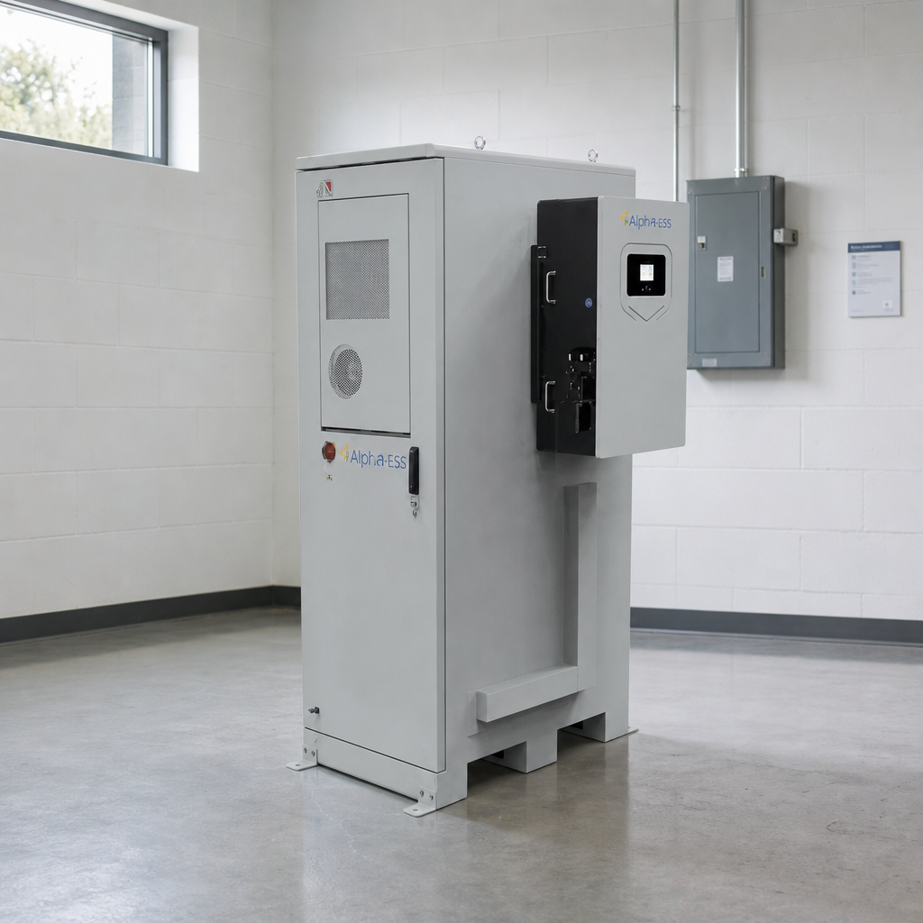 Sol-Ark L3-HVR-60KWH 61.44 kWh High Voltage Outdoor Commercial Battery System lifestyle hero image