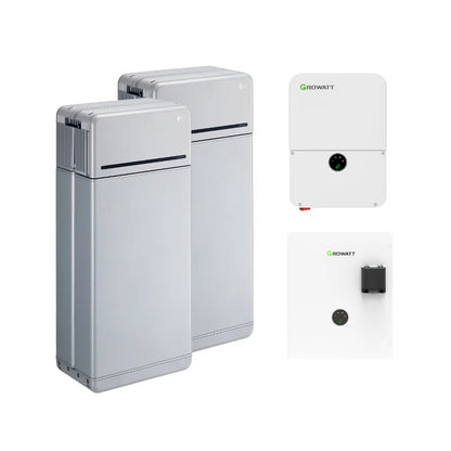 LG 16H Prime 16 kWh High-Voltage Battery Bundle With Growatt 7.6 kW Or 11.4 kW Grid-Tie Inverter