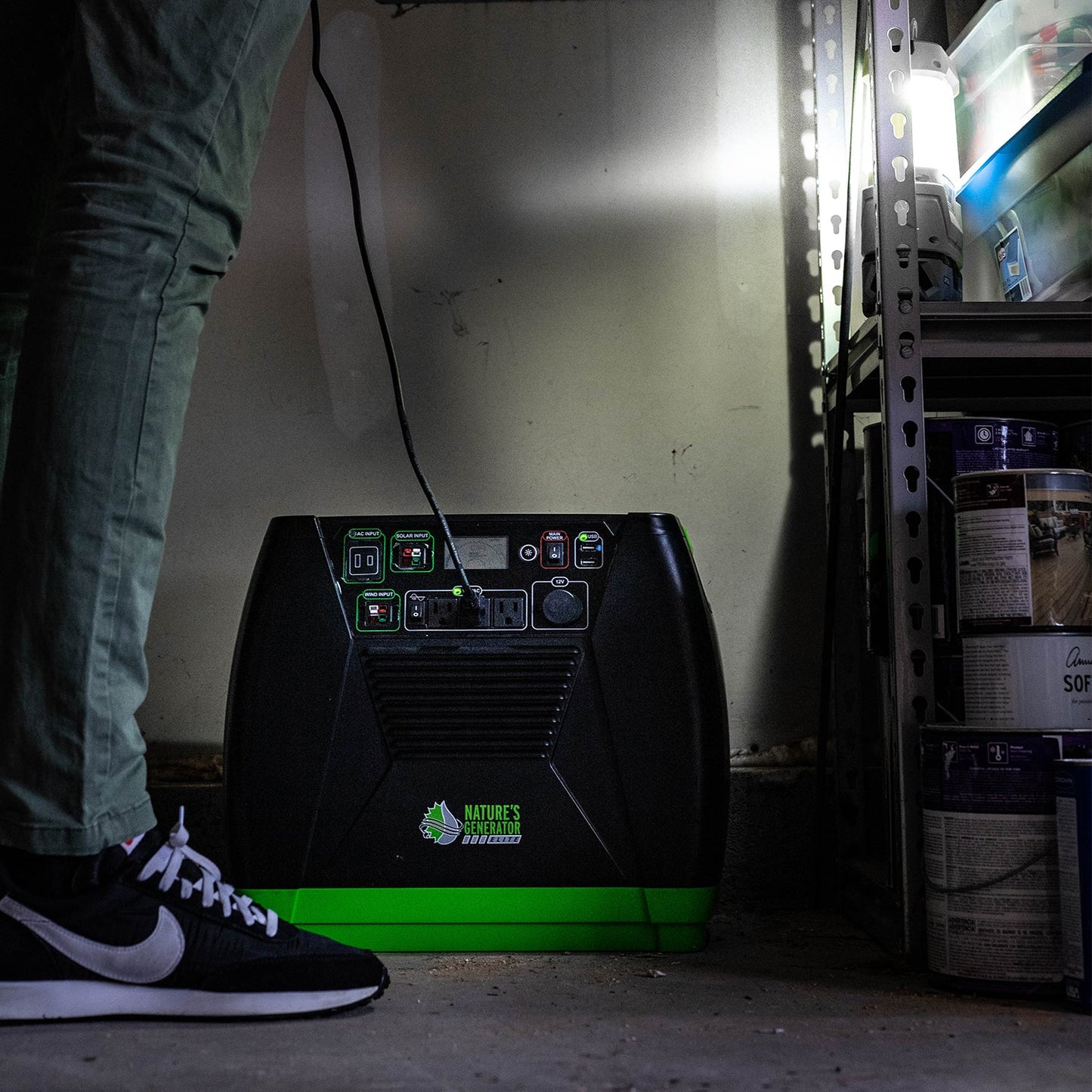 Nature's Generator Elite Portable Power Station For Home Backup And Off Grid Use