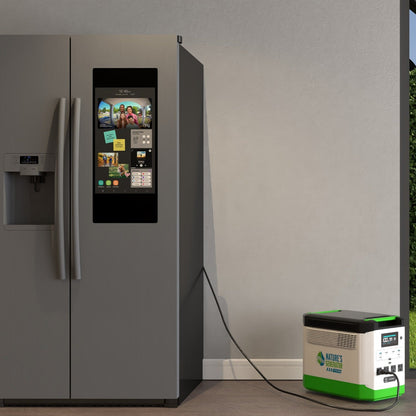 Lithium 1800 Solar and Wind Generator 1800W Power Station with Dual Charging Outdoor Use