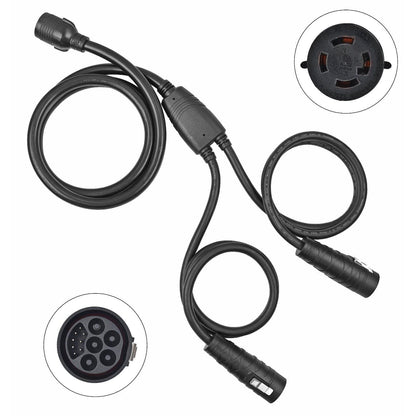 Nature's Generator Lithium 3600 Combiner Cable For Dual Unit Power Expansion 240V 30A Systems