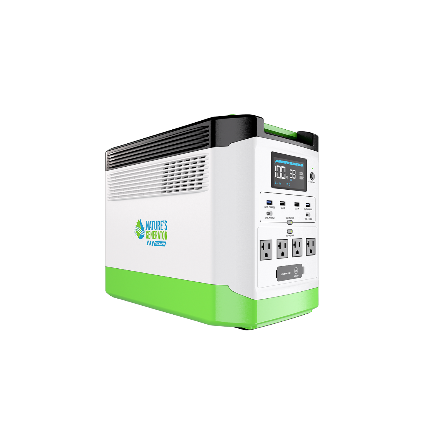 High Capacity Expandable Lithium 1800 Power Station