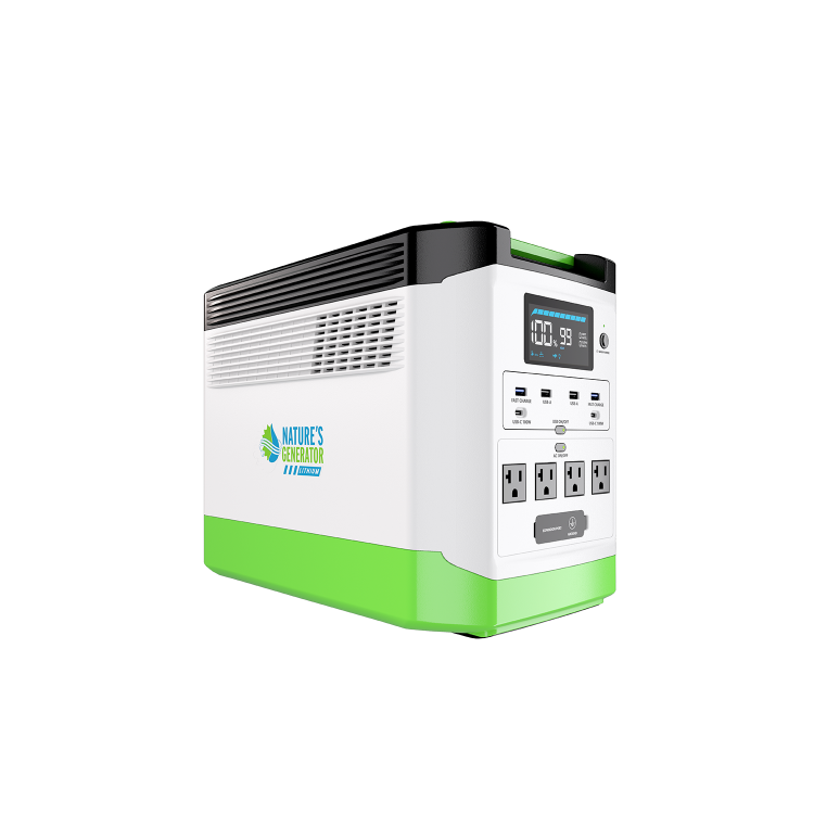 High Capacity 1800W Power Station, 1440Wh Expandable Lithium Battery, Model 1800W for Home and Outdoor Use
