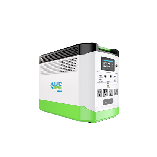 High Capacity 1800W Power Station, 1440Wh Expandable Lithium Battery, Model 1800W for Home and Outdoor Use