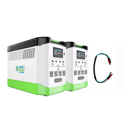 High Capacity 1800W Power Station, 1440Wh Expandable Lithium Battery, Model 1800W for Home and Outdoor Use