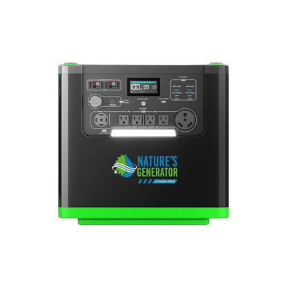 Nature's Generator Lithium 6000 Power Station For Home Backup And Off Grid Use 6000W Continuous Output 120 240V