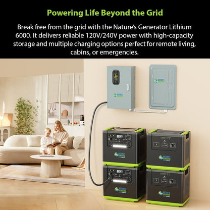 30A Automatic Generator Transfer Switch for Home Backup Power with 50A Bus Bar and Automatic Power Transfer