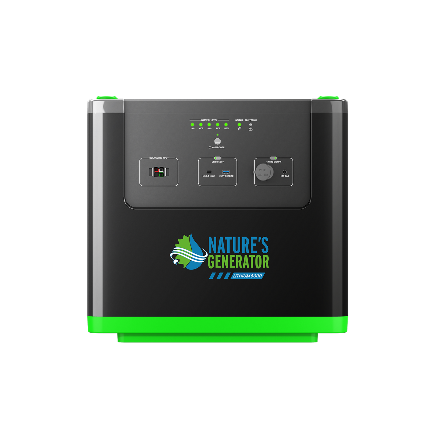 Nature's Generator Lithium 6000 Power Pod Expansion Battery 3840Wh External Energy Storage For Backup Power