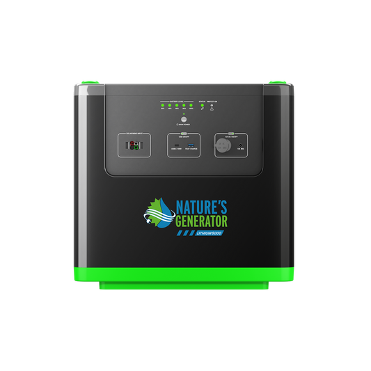 Nature's Generator Lithium 6000 Power Pod Expansion Battery 3840Wh External Energy Storage For Backup Power
