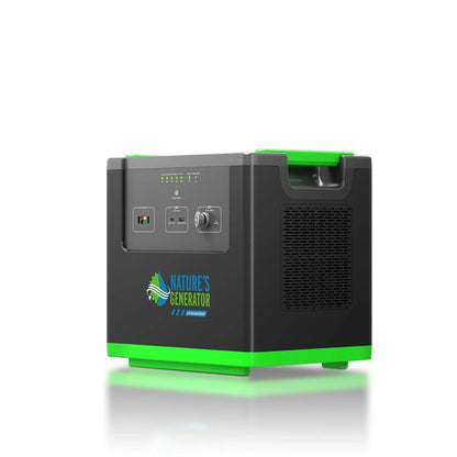 Nature's Generator Lithium 6000 with Solar Panels and Wind Turbine