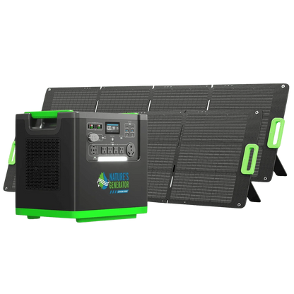 Nature's Generator Lithium 6000 with Solar Panel