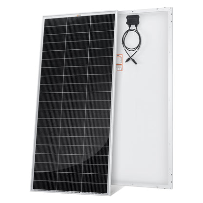 MEGA 200 MAX | 200 Watt 24 Volt Solar Panel | Premium 24V Off-Grid Solar Panel for RVs, Trailers, Cabins | 25-Year Output Warranty | UL Certified