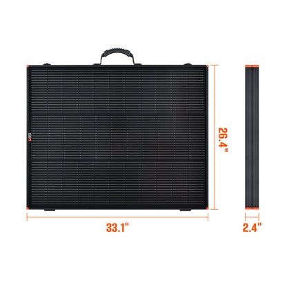 Rich Solar MEGA 200 Watt Portable Solar Panel | Powerful 12V Portable Solar Panel for Generators, Power Stations, Campers