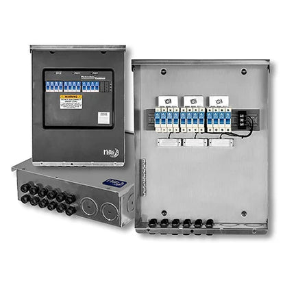 MidNite Solar PV Combiner Box MNPV4BY3 12-String 3-Output 1000VDC for Off-Grid and Grid-Tie