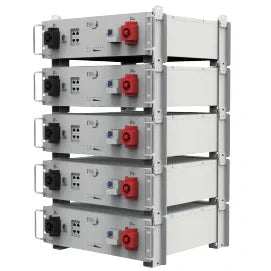 Midnite Power MNPowerflo5 Lithium Batteries Kit | 25.6 kWh Storage Capacity | 5 Server Rack batteries