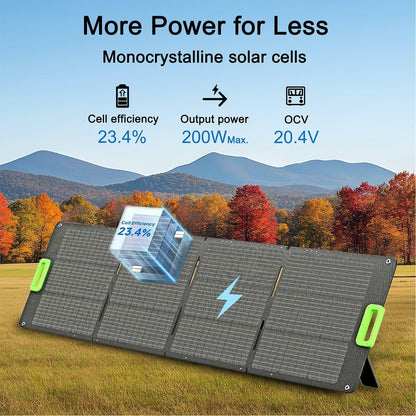 Nature's Generator 200W Folding Solar Panel
