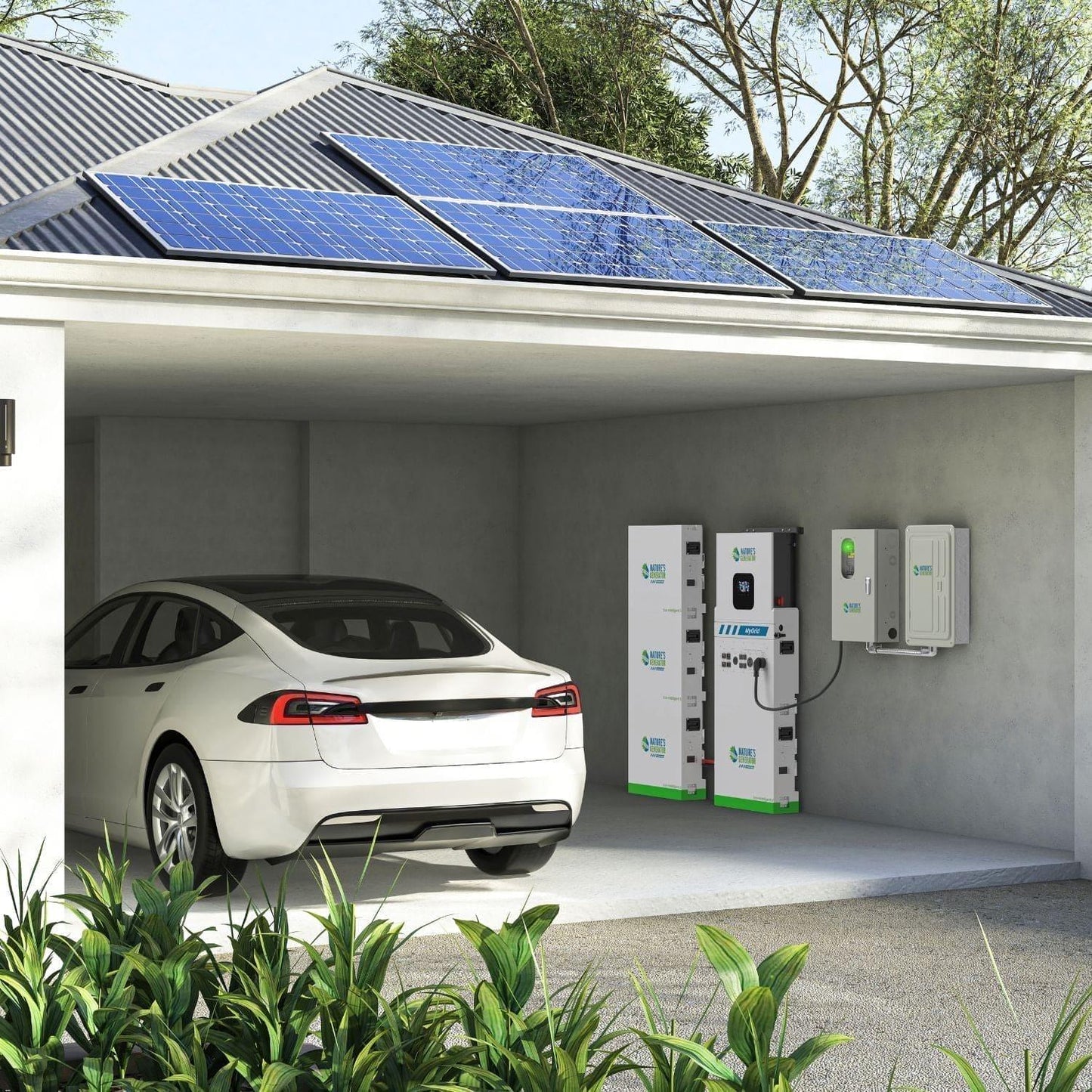 Nature's Generator MyGrid 10K Solar and Wind Generator for Home