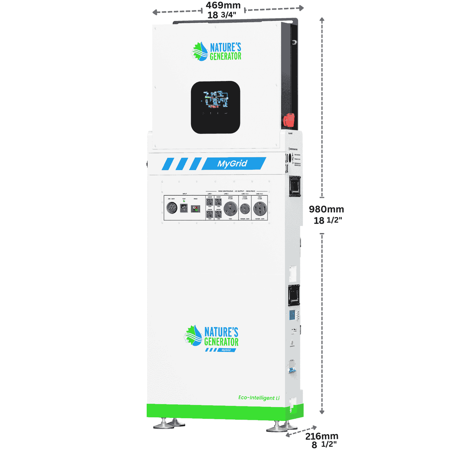 Nature's Generator MyGrid 10K Solar Generator for Home