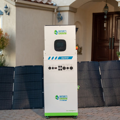 Nature's Generator 400W Folding Solar Panel For Portable Power Station Charging Kit