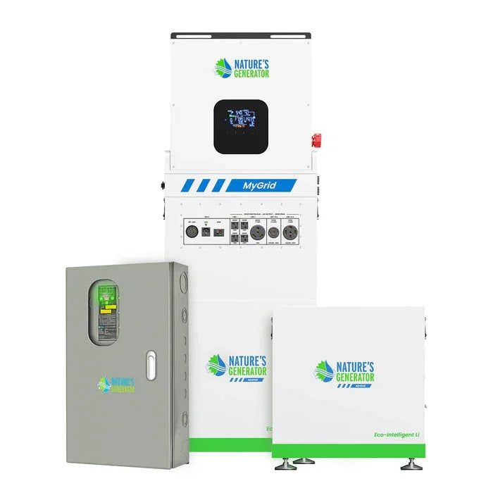 Nature's Generator MyGrid 10K with Transfer Switch for House Battery Backup