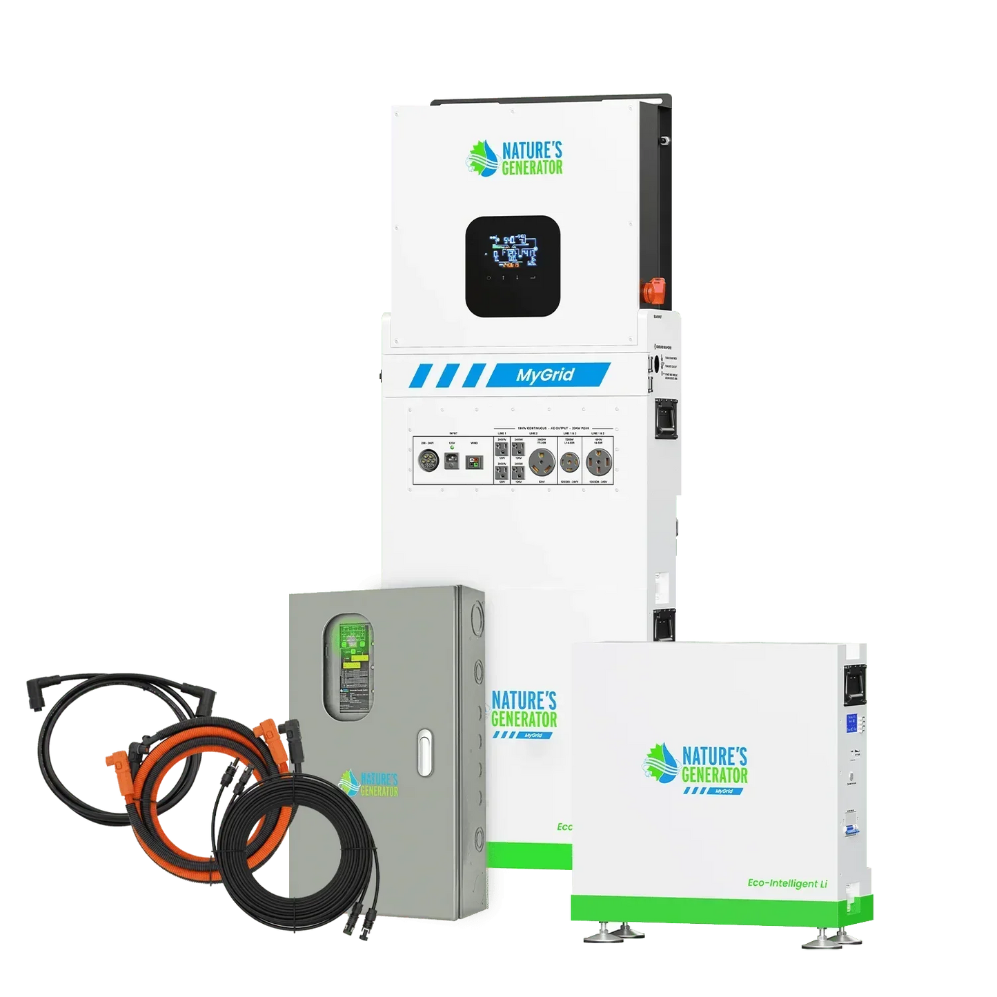 Nature's Generator MyGrid 10K with Transfer Switch for House Battery Backup