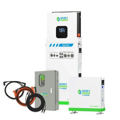 Nature's Generator MyGrid 10K with Transfer Switch for House Battery Backup