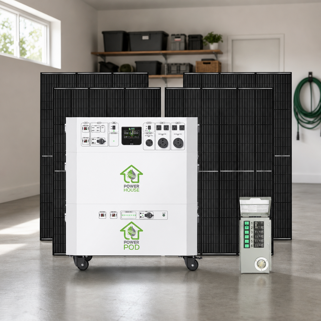 Nature’s Generator Powerhouse Platinum PE System lifestyle hero image