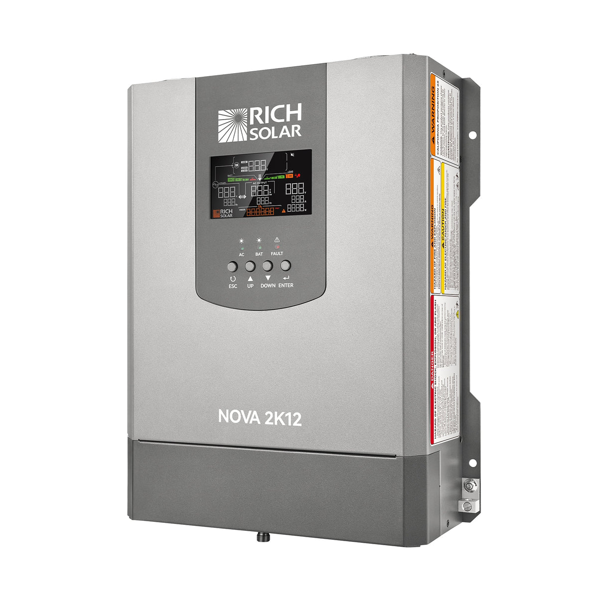 NOVA 2K12 | 2000W 12V Pure Sine Wave Inverter with Built-in Transfer Switch