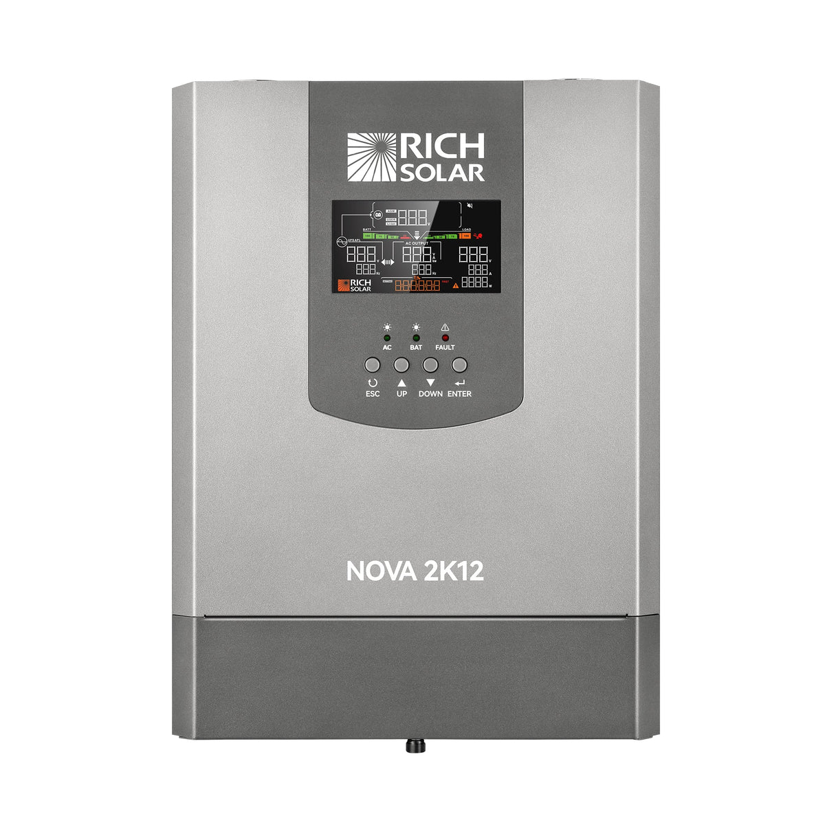NOVA 2K12 | 2000W 12V Pure Sine Wave Inverter with Built-in Transfer Switch