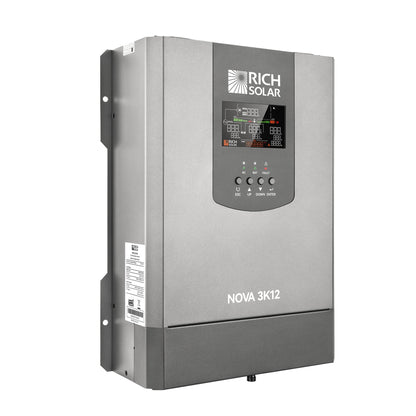 NOVA 3K12 | 3000W 12V Pure Sine Wave Inverter with Built-in Transfer Switch