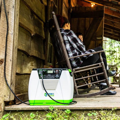 Nature's Generator Gold System Portable Solar Power Station 1800 W Includes High Output Solar Panel Model 1800