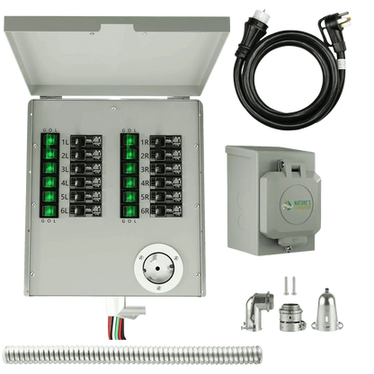 Nature's Generator 12-Circuit 120/240V 50A Non-Automatic Transfer Switch