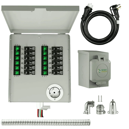 Nature's Generator 12-Circuit 120/240V 50A Non-Automatic Transfer Switch