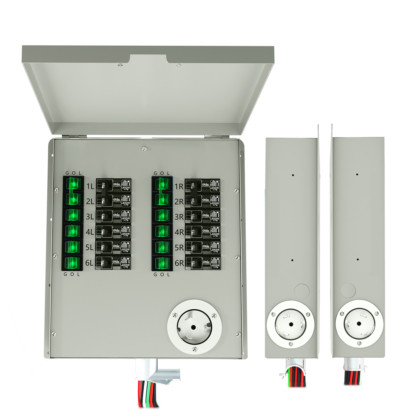 Reliance Controls 12-Circuit 120/240V 50A Non-Automatic Transfer Switch NATS-12 For Home Backup Power