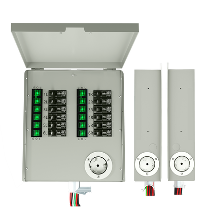 Reliance Controls 12-Circuit 120/240V 50A Non-Automatic Transfer Switch NATS-12 For Home Backup Power