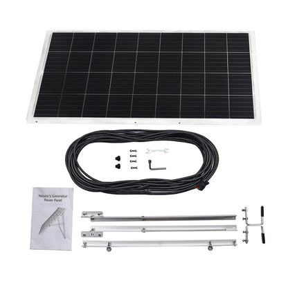 Nature's Generator Lithium 3600 Solar Generator and Transfer Switch