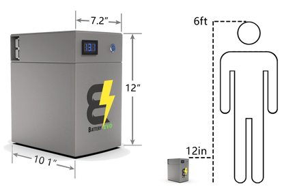 BatteryEVO 12V OWL105 Battery (105Ah - 1.35 kWh)