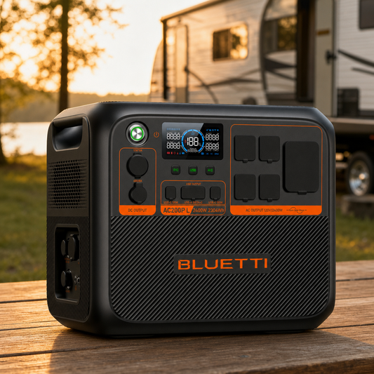 BLUETTI AC200PL Portable Power Station For Emergency Backup 2400W lifestyle product image