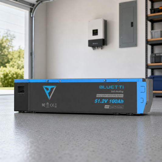 BLUETTI B4810 Home Energy Storage Battery 51.2V 100Ah lifestyle product image