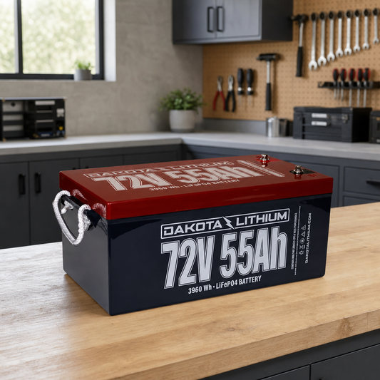 Dakota Lithium 72V 55Ah Deep Cycle Battery lifestyle hero image