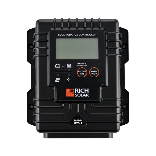 BRAVO Waterproof 30 | 30 Amp Waterproof PWM Solar Charge Controller