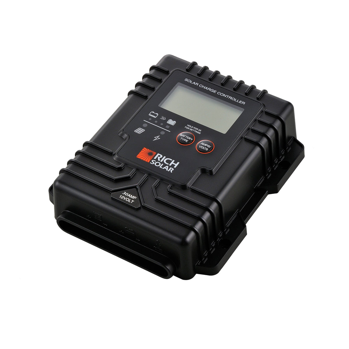 BRAVO Waterproof 30 | 30 Amp Waterproof PWM Solar Charge Controller
