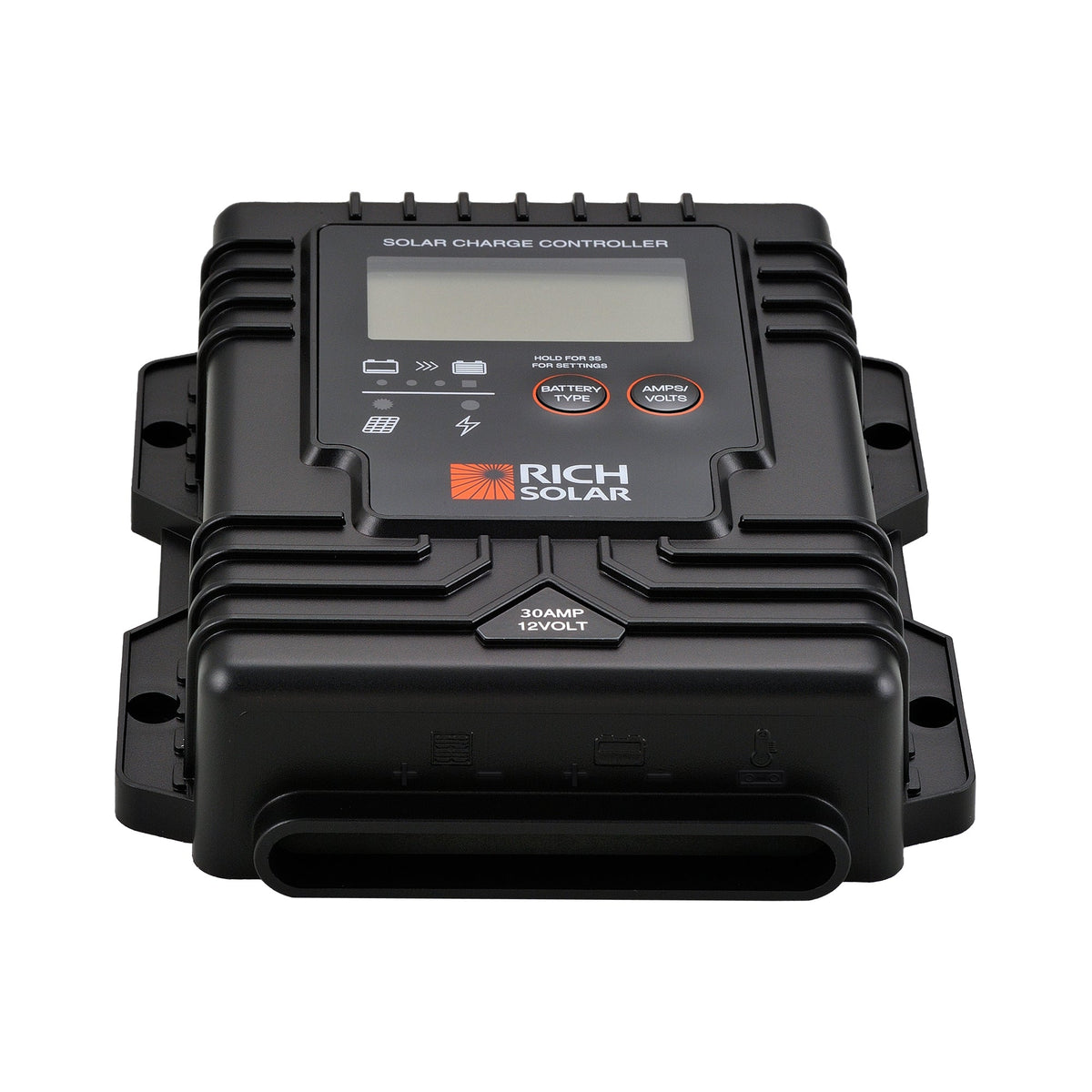 BRAVO Waterproof 30 | 30 Amp Waterproof PWM Solar Charge Controller