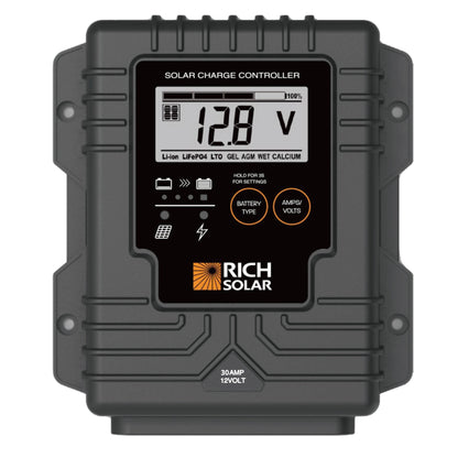 BRAVO Waterproof 30 | 30 Amp Waterproof PWM Solar Charge Controller