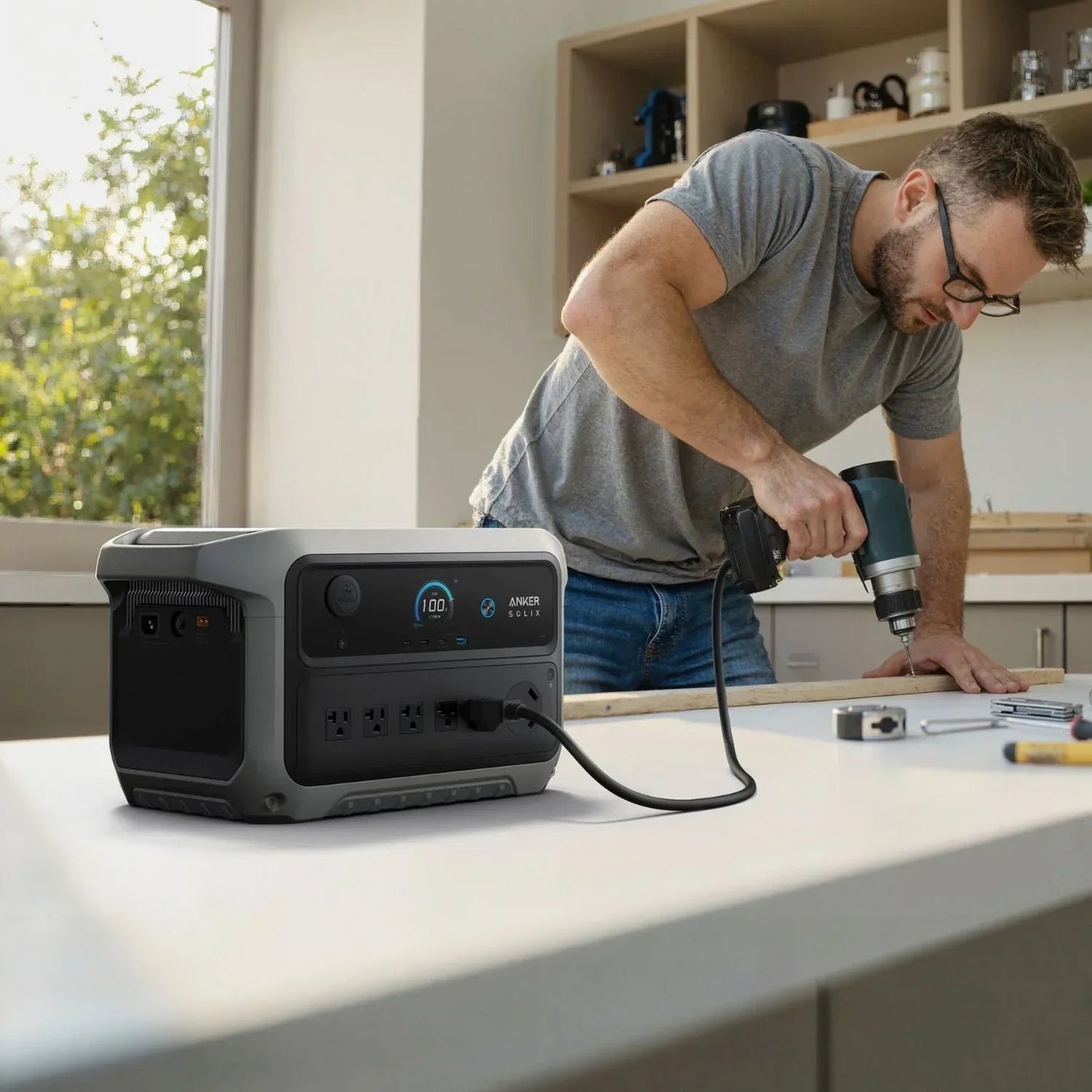 Anker SOLIX C2000 Gen 2 Portable Power Station | 2048Wh | 2400W | 800W Solar Input