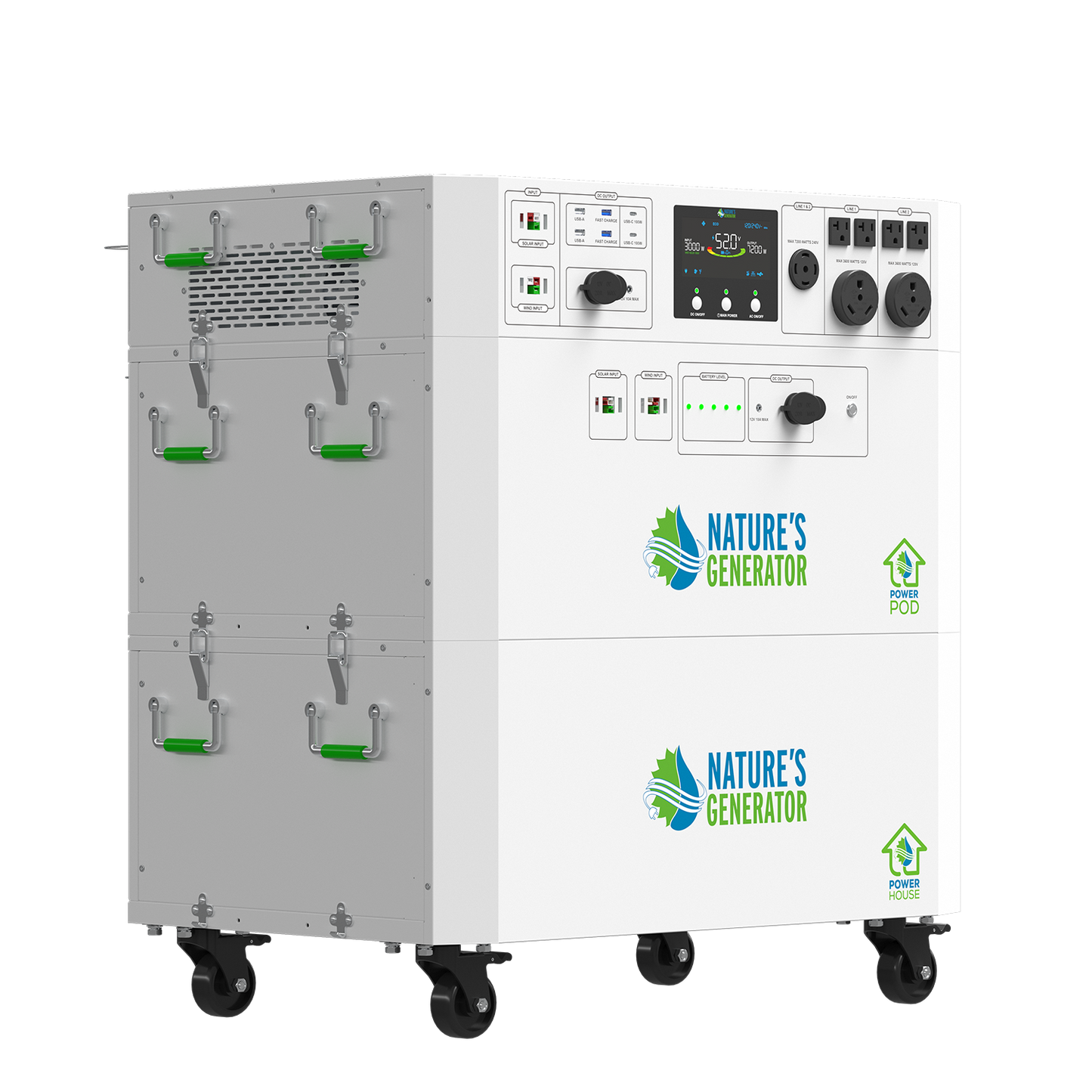 Powerhouse V2 Solar Generator and Transfer Switch