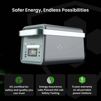 Yoshino B2000 Power Station with 2*SP200 Solar Panel