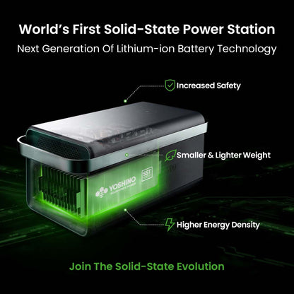 Yoshino B4000 Power Station with SP200 Solar Panel